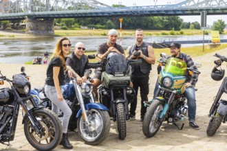 The tough guys are coming to town - view of Harley Days® Dresden 2024 chief organiser Daniela Hesse