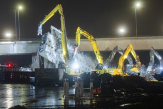 Due to an as yet unknown cause, a section of the Carola Bridge collapsed in the early hours of the