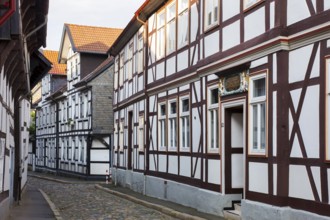 Old town Goslar, half-timbered houses, 06.08.2014., Goslar, Lower Saxony, Germany, Europe