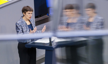 Anna Lührmann, Member of the Bundestag, Bündnis90/DieGrünen speaks in plenary, in Berlin,