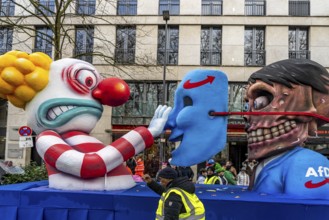 Rose Monday parade Carnival parade in Düsseldorf, North Rhine-Westphalia, Germany, Europe