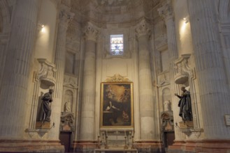 Side altar in the Cathedral of the Holy Cross over the Sea, Catedral de Santa Cruz sobre las Aguas,