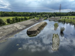 Dortmund / Castrop-Rauxel, North Rhine-Westphalia, Germany, river renaturalisation, renaturation of