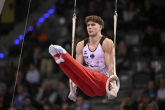 Scarlet badis Sissakis GER Rings Action Gymnastics, EnBW DTB-Pokal, Porsche-Arena, Stuttgart,
