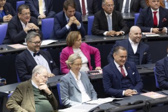 Berlin, Germany - 25 March 2025: Members of the AfD (Alternative for Germany) parliamentary group,
