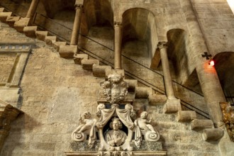 Interior of the Cathedral of Trento or Cathedral of San Vigilio, Trento, Trentino, Italy, Europe