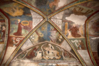Frescoes in the cloister, Cathedral of the Assumption of Mary and St. Cassian, Bressanone