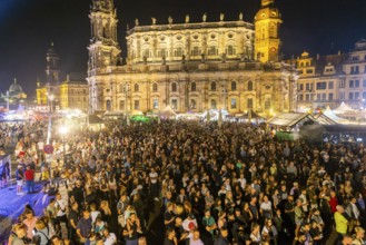 Canaletto the Dresden City Festival Concert on the Theatre Square in front of the Semper Opera