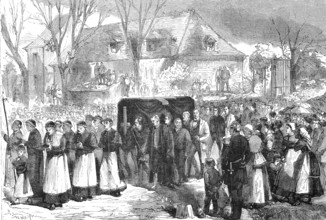 Burial, day of the funeral of Pierre-Antoine Berryer (4 January 1790) (29 November 1868), French