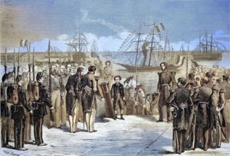 Voyage of the Imperial Prince Crown Prince Napoleon Eugene Louis Jean Joseph Bonaparte (16 March