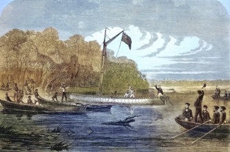 Exploration in search of Dr livingstone, in southern Africa, Henry Morton Stanley sent out by James
