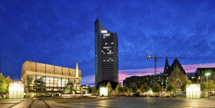 Augustusplatz is located at the end of Grimmaische Straße in Leipzig. It is approx. 40, 000 m² in