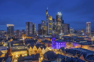 St Paul's Church in Frankfurt am Main will be illuminated in blue on 10 December 2023,