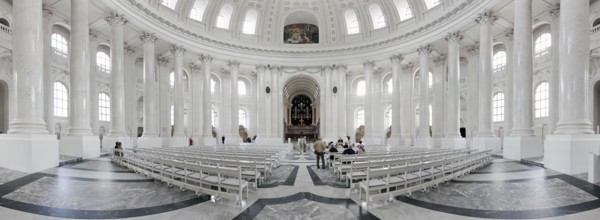St Blasien Cathedral Interior Panorama Germany