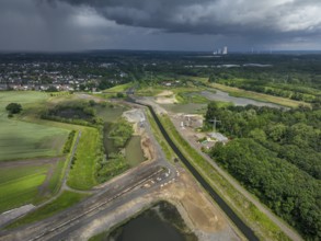 Dortmund / Castrop-Rauxel, North Rhine-Westphalia, Germany, river renaturalisation, renaturation of