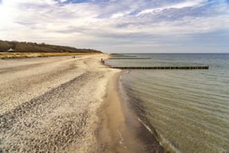 The Baltic Sea beach in Graal-Müritz, Mecklenburg-Vorpommern, Germany, Europe