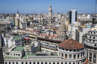 Buenos Aires, Argentina, view from the Mirador Guemes Gallery in the pedestrian zone Florida in the