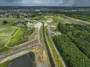 Dortmund / Castrop-Rauxel, North Rhine-Westphalia, Germany, river renaturalisation, renaturation of