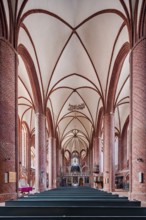 Gothic Church of St Mary, interior, Brick Gothic, Stendal, Saxony-Anhalt, Germany, Europe