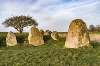 The Nobbin megalithic tomb, Putgarten, Ruegen Island, Mecklenburg-Western Pomerania, Germany,