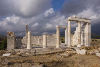 Temple of Sangri, also Demeter Temple of Sangri, Naxos, Cyclades, Greece, Europe