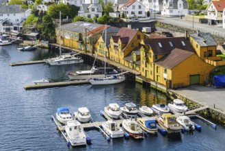 Haugesund Gjestehavn, HAUGESUND, North Sea in Rogaland County, Åkrafjord, Norway, Europe