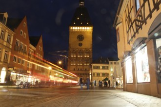 Maximilianstraße and Altpörtel in Speyer, Rhineland-Palatinate