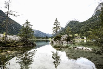 Hintersee, Ramsau, Berchtesgaden National Park, Berchtesgadener Land, Upper Bavaria, Bavaria,