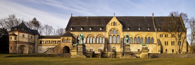Goslar Imperial Palace, 11th century imperial house, UNESCO World Heritage Site, Harz Mountains,