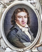 Camille Desmoulins, 1760-1794, French revolutionary and journalist, Historical, digitally restored