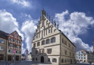 Old Town Hall, built from 1470 to 1476, Marktpl. 1, Weissenburg, Middle Franconia, Bavaria,