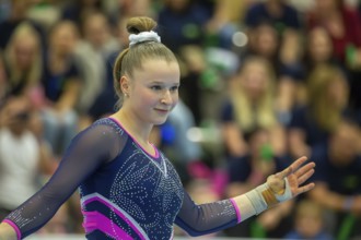 German Gymnastics League (Bundesliga) for woman, 1st competition day 2025 in Mannheim***Silja Stöhr