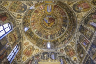 Baptistery of San Giovanni Battista with frescoes by Menabuoi, Padua, Province of Padua, Italy,