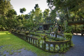 Dilapidated park with fountain Tropical, tropics, travel, holiday, Paronella Park, Innisfail,