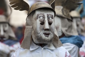Basler Künstlerlarven, masks, Basler Fasnet parade, Basler Fasnacht, Basel, Switzerland, Europe