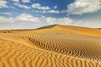 Sam Sand dunes in Thar Desert. Rajasthan, India, Asia