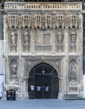 Entrance portal, Cathedral, Canterbury, Kent, England, Great Britain