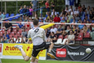 Fistball: TSV Pfungstadt against Union Tigers Vöcklabruck (IFA 2024 Fistball World Tour Finals