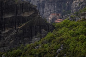 Monastery of Rousanou, Metéora Monasteries, Kalambaka, Trikala, Thessaly, Greece, Europe