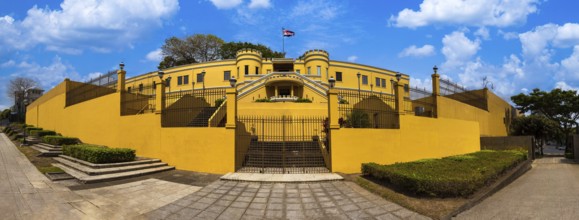 San Jose, Costa Rica, National Museum Building in historic city center, Central America
