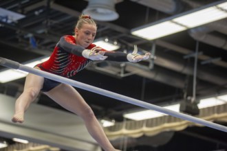 German Gymnastics League (Bundesliga) for woman, 1st competition day 2025 in Mannheim***Mia Anne