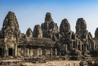Bayon Temple, Angkor Wat, Angkor, UNESCO World Heritage Site, Siem Reap, Cambodia, Indochina,