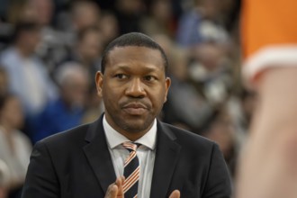 Heidelberg, 04.05.2024: Tyron McCoy, assistant coach of Ratiopharm Ulm, at his team's away game at