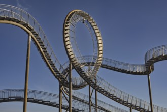 Landmark Tiger & Turtle Magic Mountain by Heike Mutter and Ulrich Genth, walk-in sculpture in the