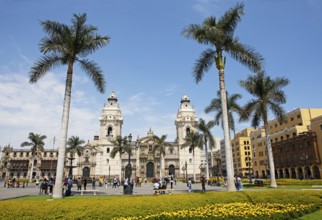 Cathedral of Lima or Cathedral Basilica of St John, Lima, Peru, South America