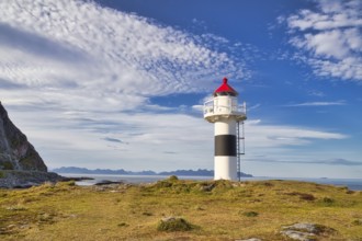 Lighthouse on Andoya Island, Vesterålen, Norway, Europe