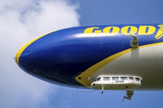 The Zeppelin NT, newly stationed at Essen/Mülheim Airport, undertakes sightseeing flights over the