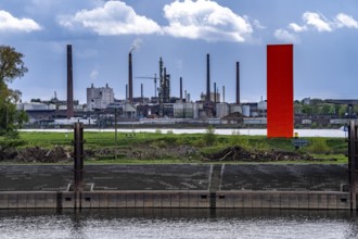 The Venator chemical plant in Duisburg-Homberg, on the Rhine, currently about half of the employees