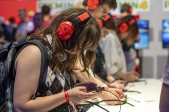 Gamescom, the world's largest trade fair for video and computer games, in Cologne, Germany, Europe