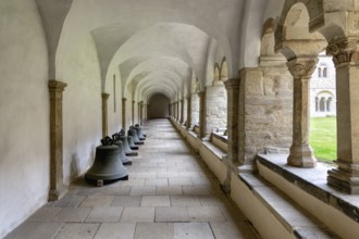 Monastery of our Lady, Cloister and patio, Magdeburg, Saxony Anhalt, Germany, Europe
